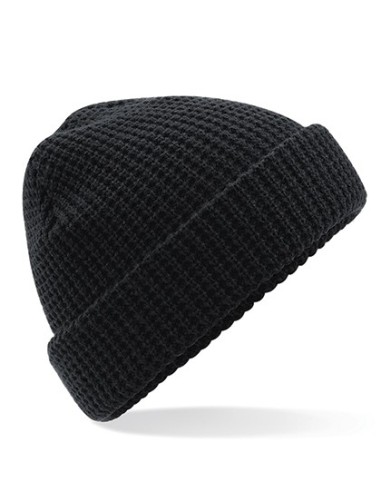 B-B422-Classic Waffle Knit Beanie